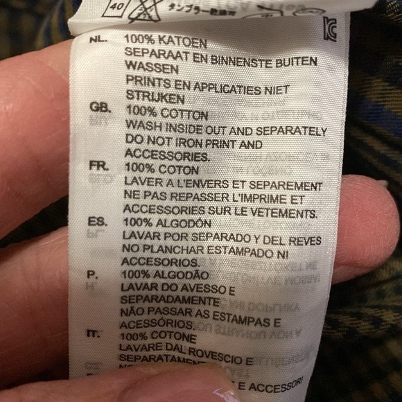 NWT G-Star plaid shirt Womens XL button down Overshirt western Workwear - Picture 12 of 14